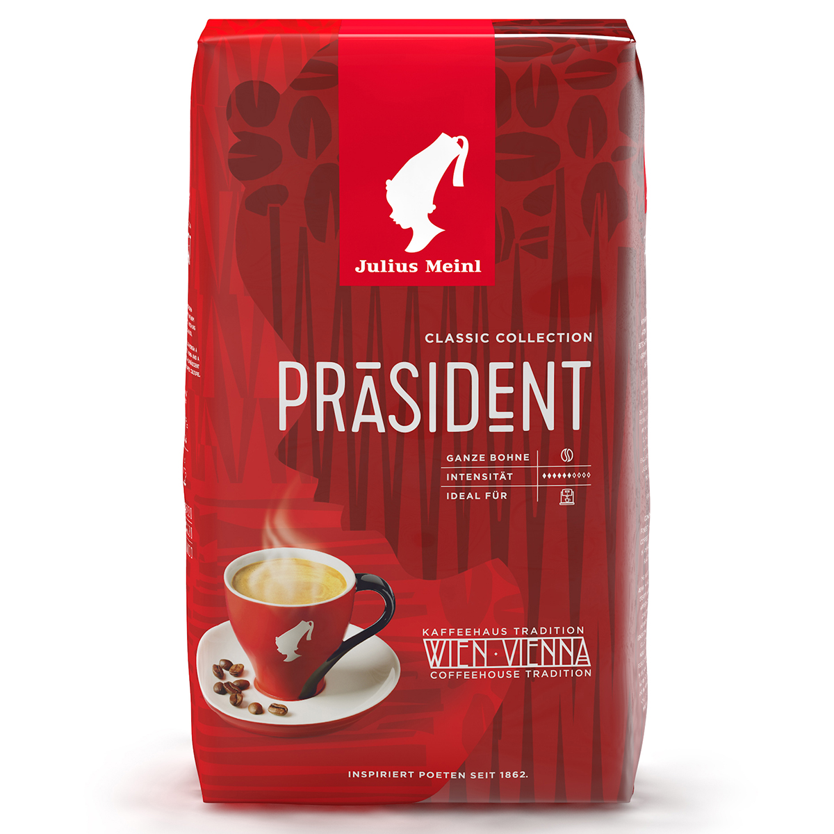 Кофе в зернах Julius Meinl Президент Классическая Коллекция 1кг - фото 2