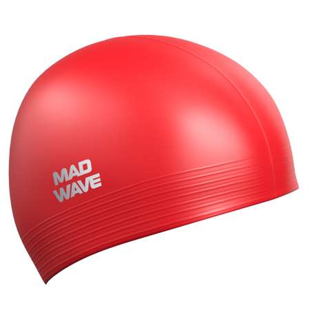 Шапочка для плавания латексная Mad Wave Solid M0565 01 0 05W красная