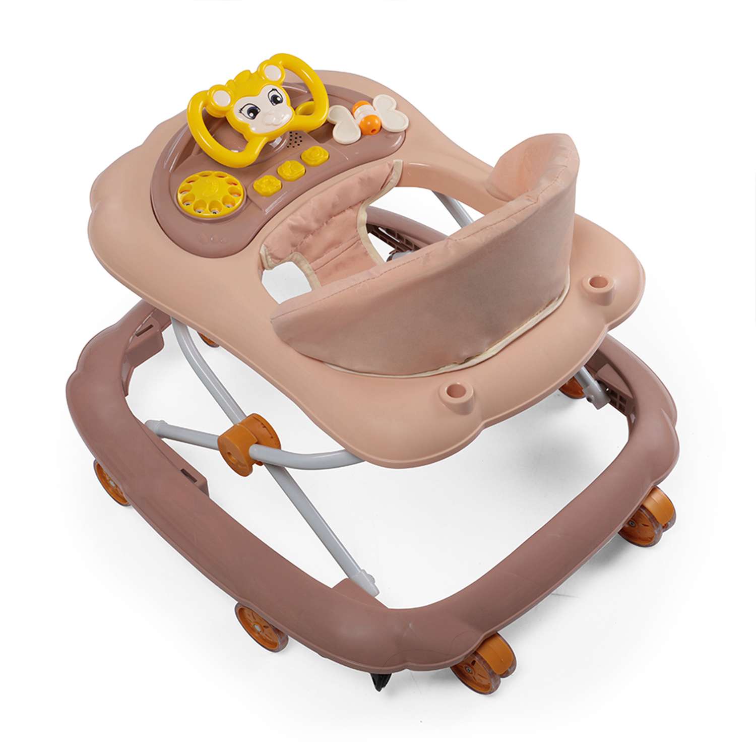 Ходунки BabyCare Optima коричневый - фото 4