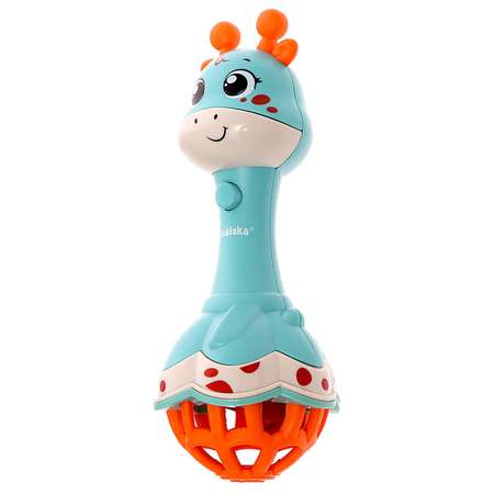 Музыкальная игрушка Zabiaka «Весёлый жирафик» звук свет цвет голубой