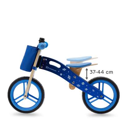 Беговел Kinderkraft Runner Galaxy Blue с аксессуарами KKRRUNGBLU00AC