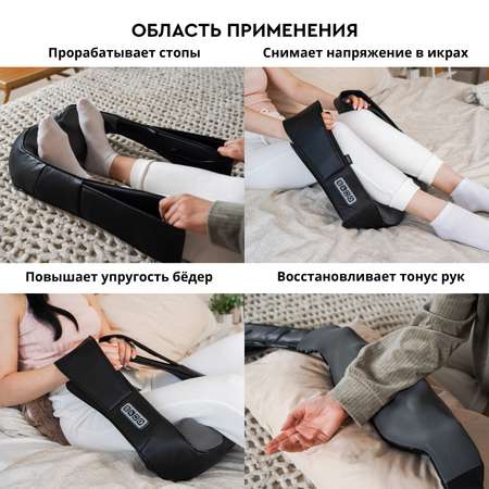 Массажер для шеи Planta MSH-500B Shiatsu Master 8 роликов 3 уровня интенсивности подогрев