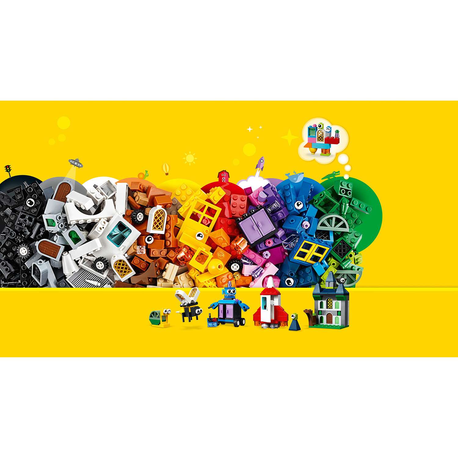 Конструктор LEGO Classic Набор для творчества с окнами 11004 - фото 7