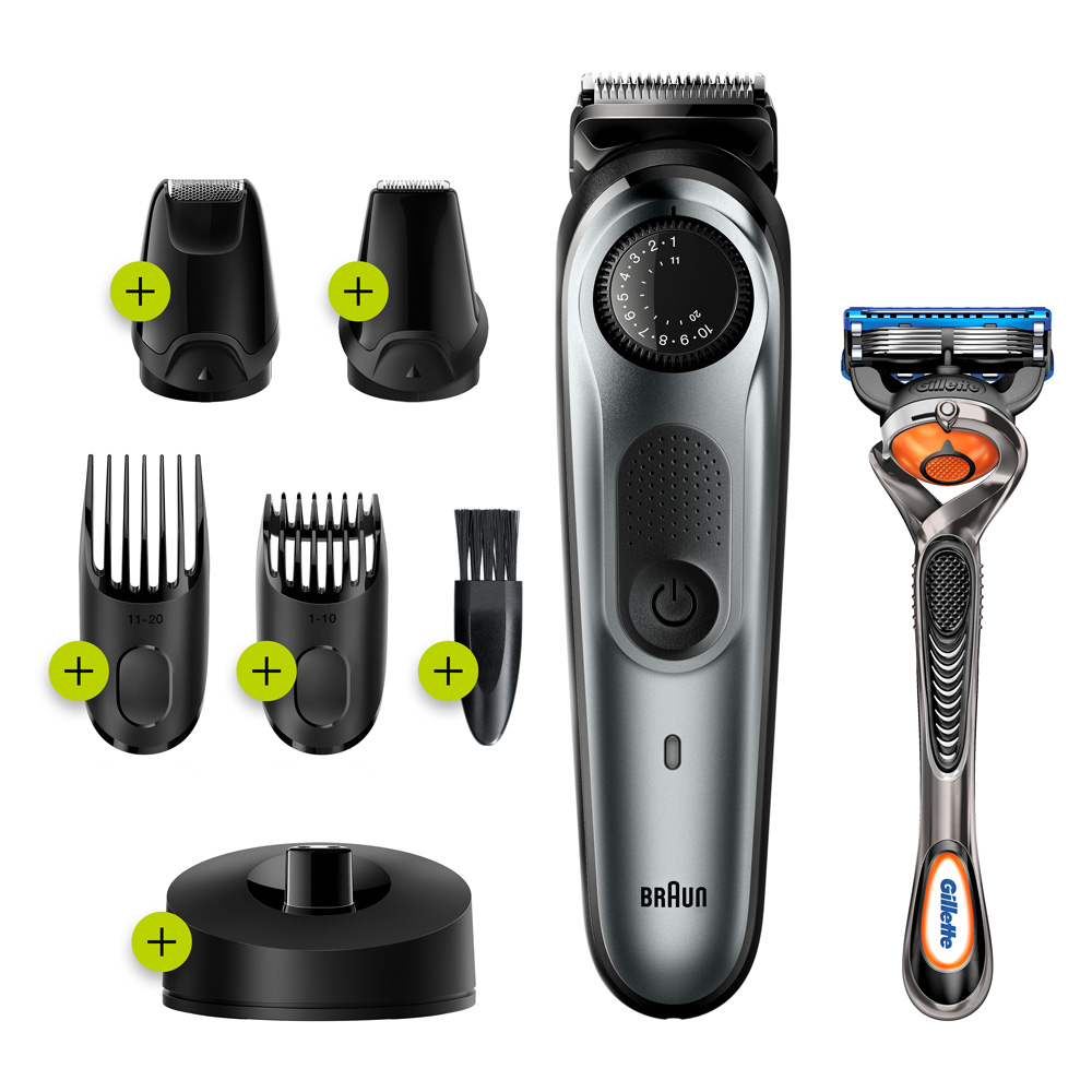 Триммер Braun для бороды BT7240 + Бритва Gillette - фото 4