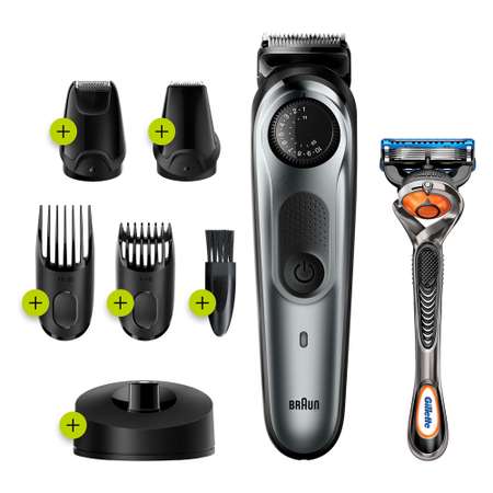 Триммер Braun для бороды BT7240 + Бритва Gillette