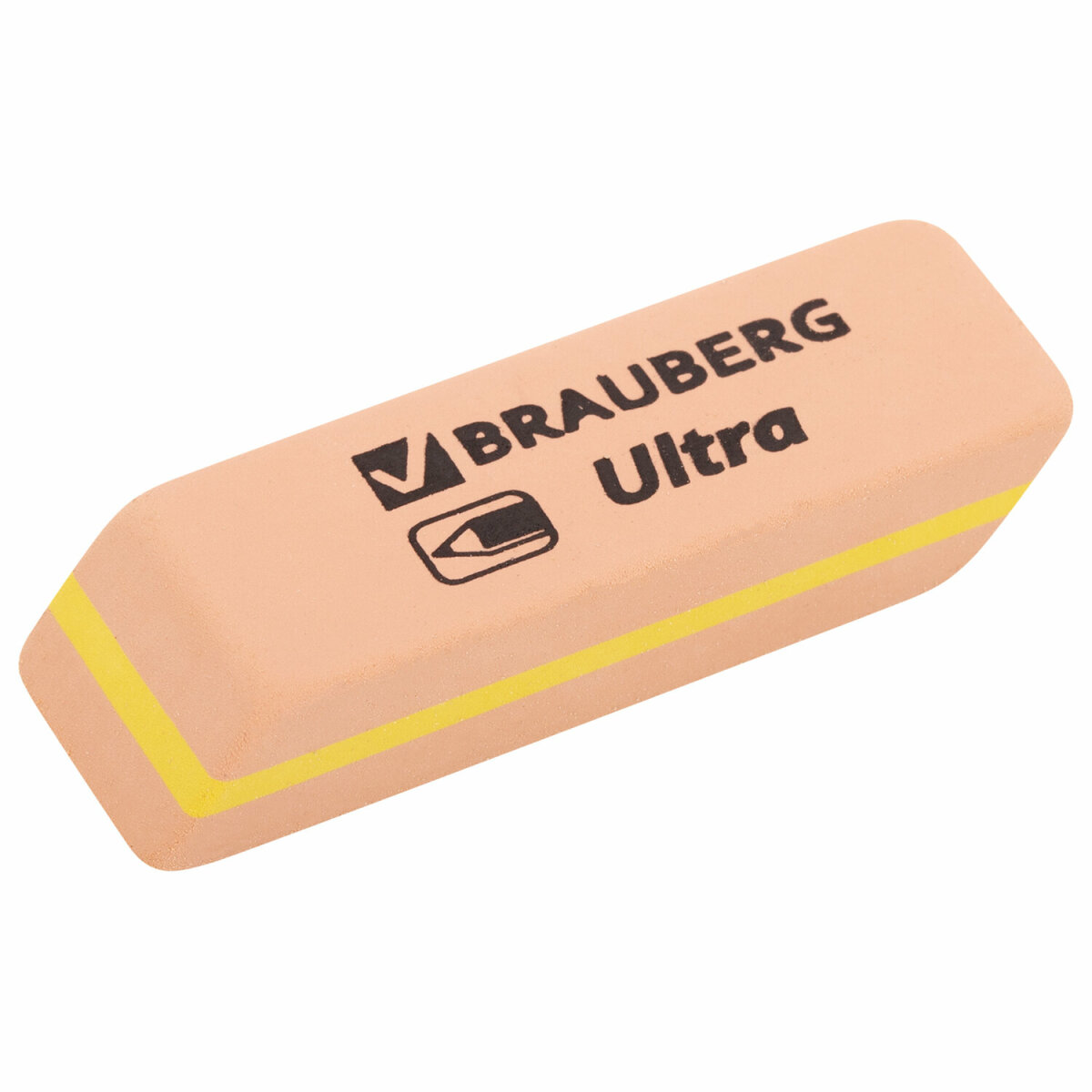 Ластик Brauberg школьный набор 6 штук стирательная резинка канцелярская для карандаша - фото 8