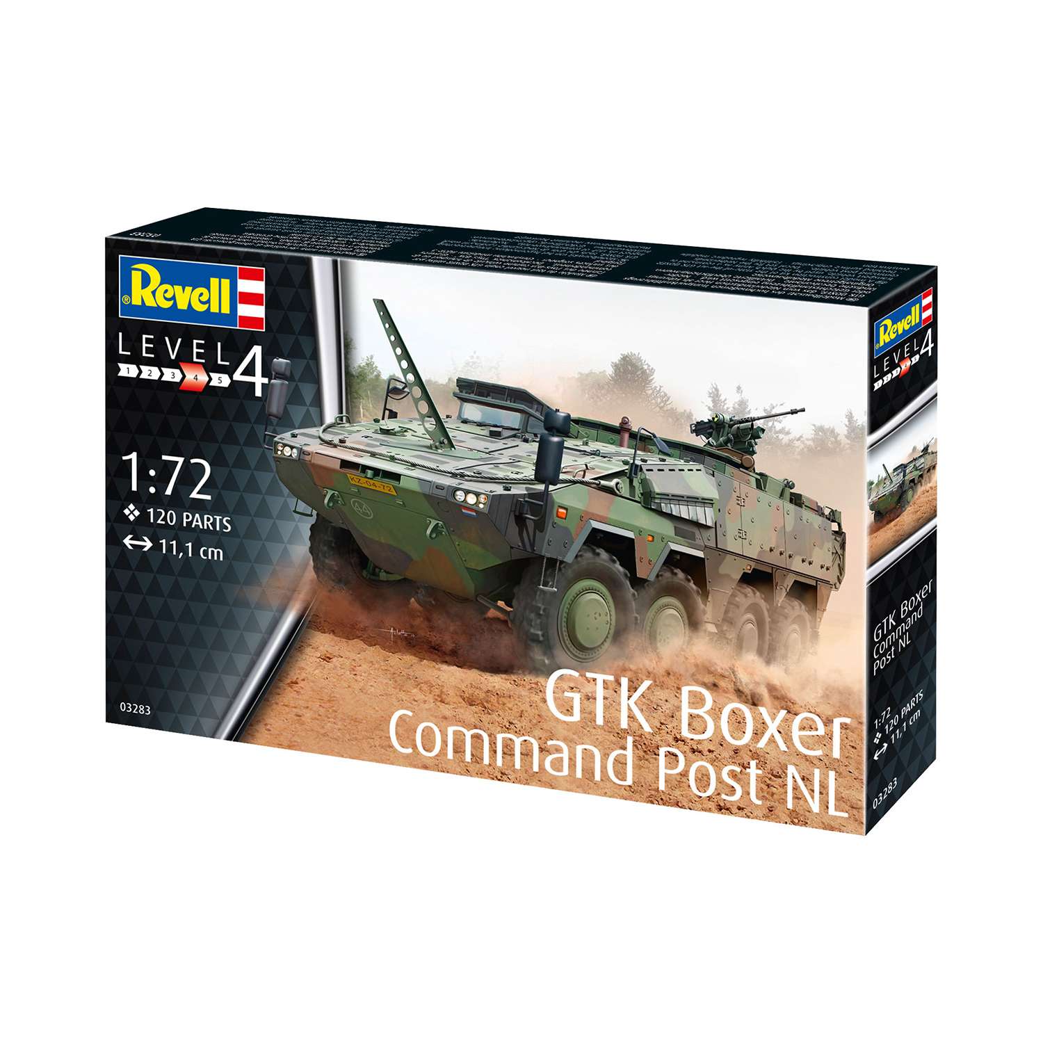Сборная модель Revell Бронетранспортёр GTK Boxer Command Post NL 03283 - фото 3