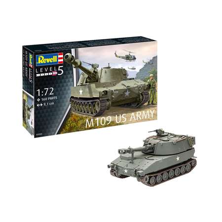 Сборная модель Revell Самоходная гаубица M109 USA