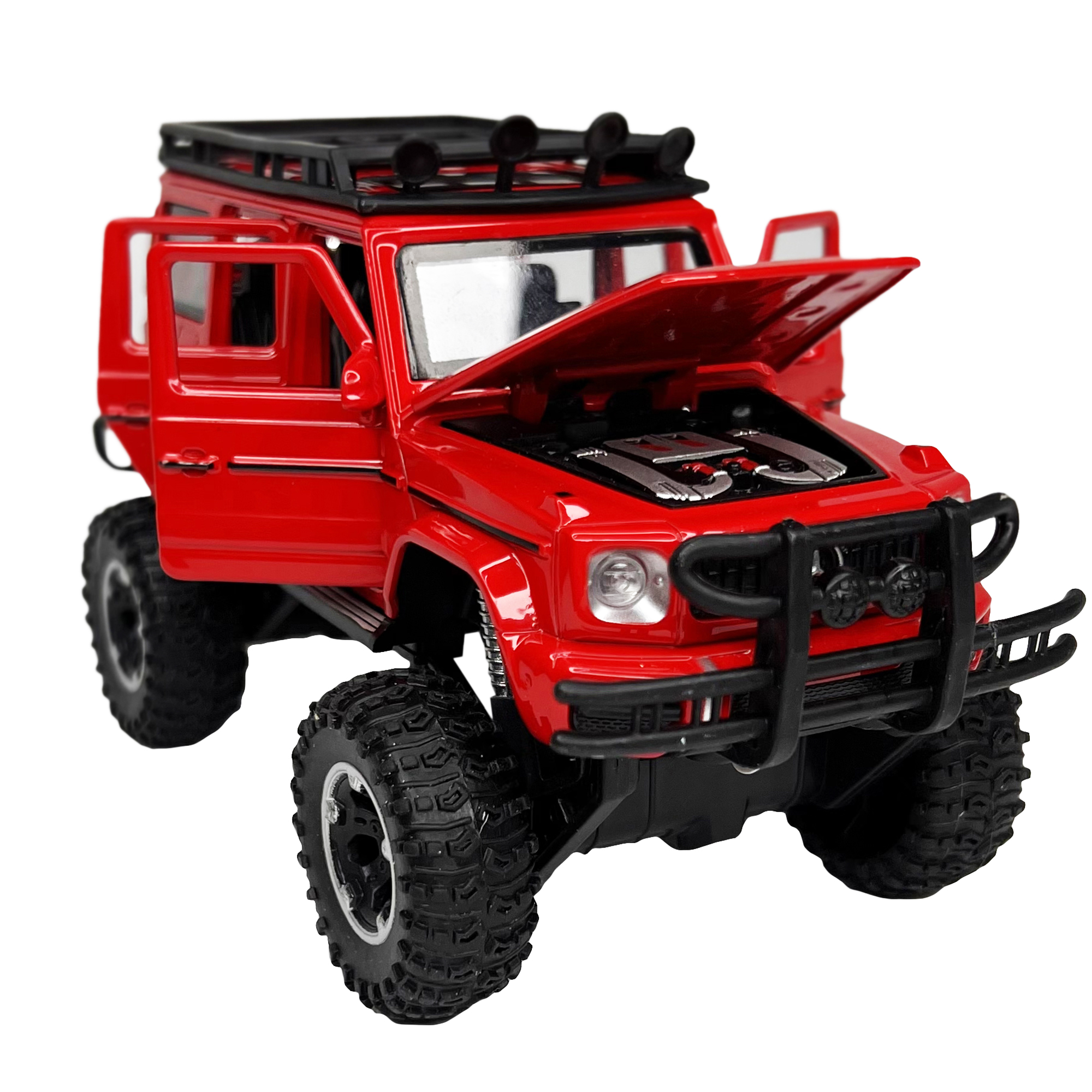 Внедорожник BalaToys Jeep инерционный ДжипКрасный - фото 1