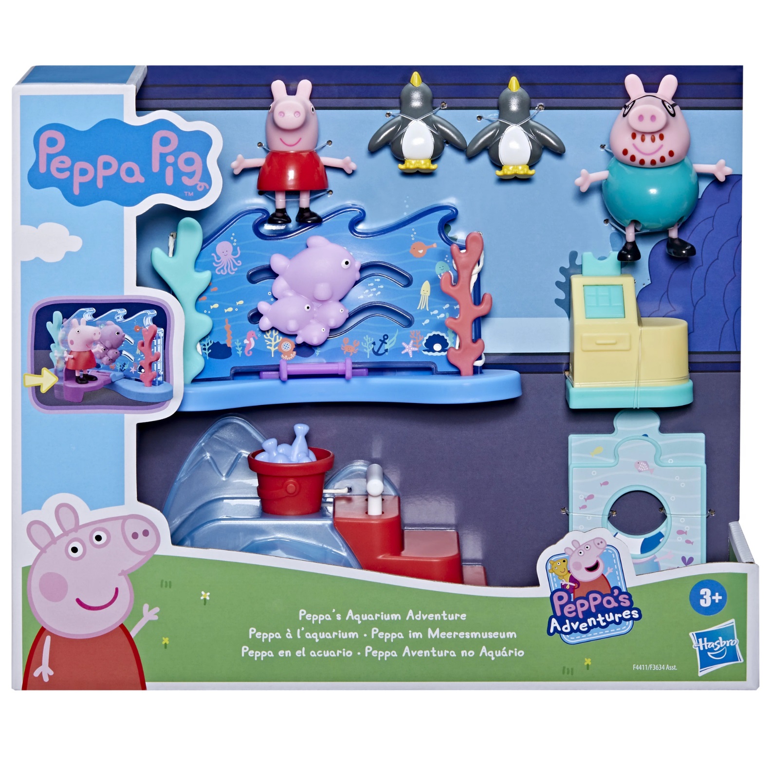 Набор игровой Peppa Pig Свинка Пеппа в аквариуме F44115X0  - фото 4
