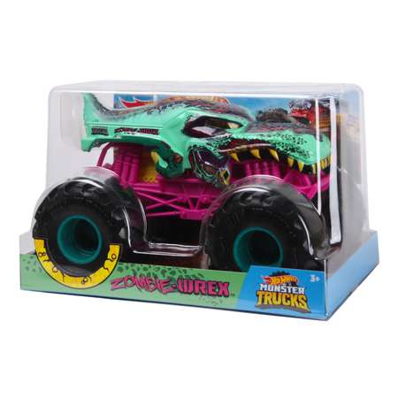 Машинка Hot Wheels Monster Trucks 1:24 Зомби Рекс GCX24