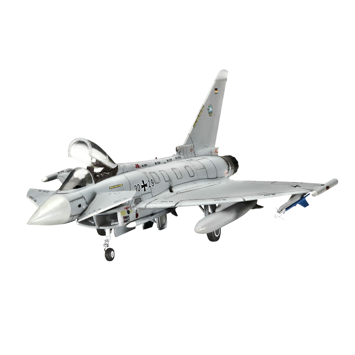 Сборная модель Revell Многоцелевой истребитель одноместный Eurofighter Typhoon 04282 - фото 1