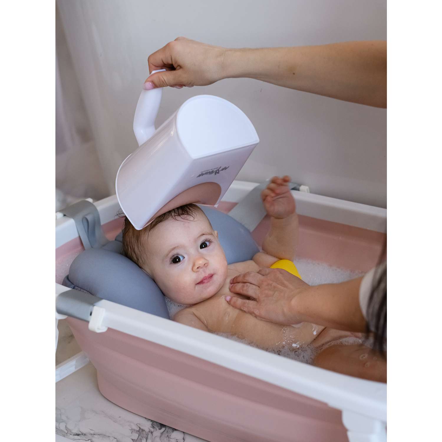 Ковш детский Miyoumi для купания и мытья головы - Blush - фото 2