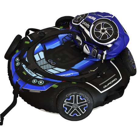 Тюбинг Small Rider Snow Tubes 4 Quadro с колесами синий