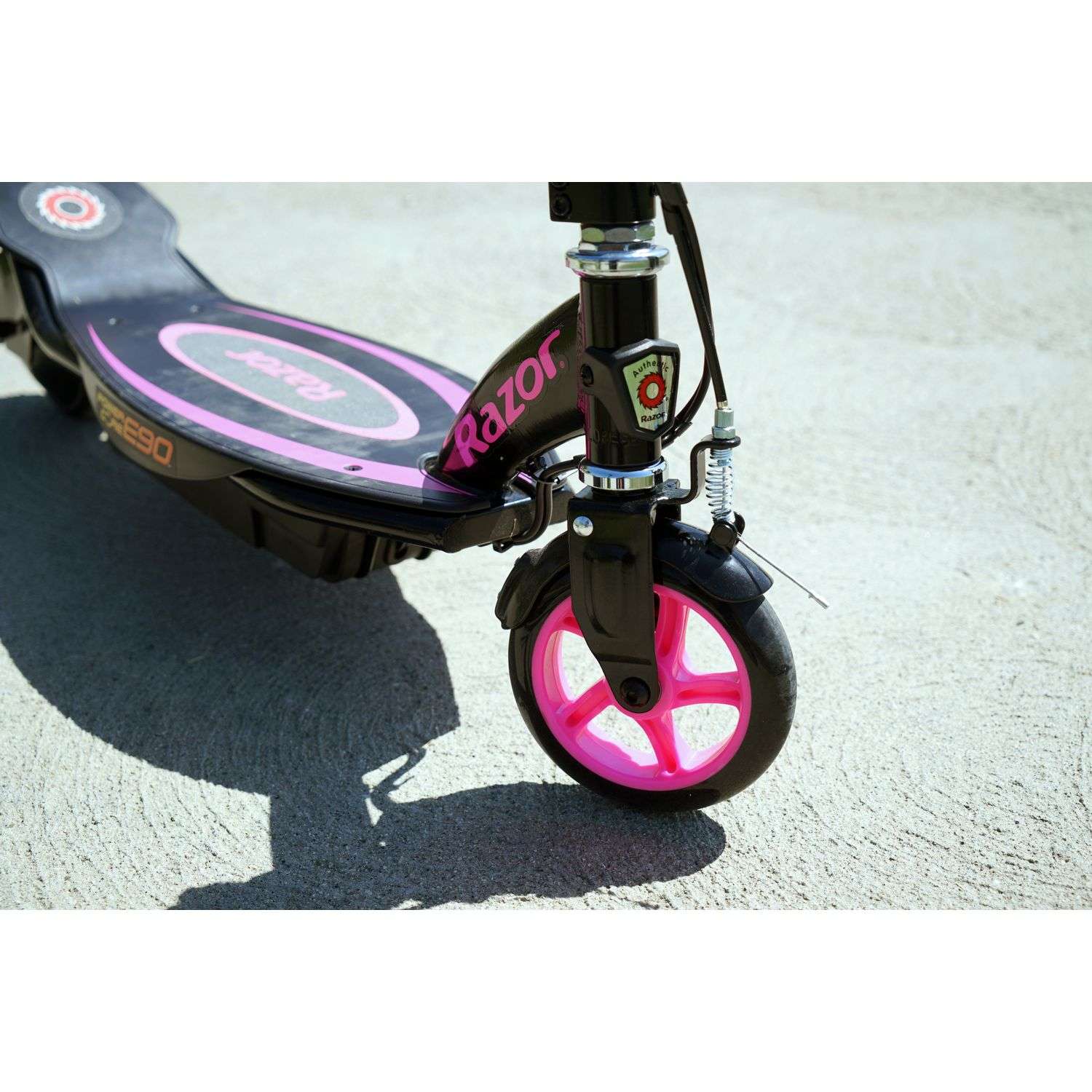 Электросамокат для детей RAZOR Power Core E90 розовый детский электрический с запасом хода до 90 минут - фото 13