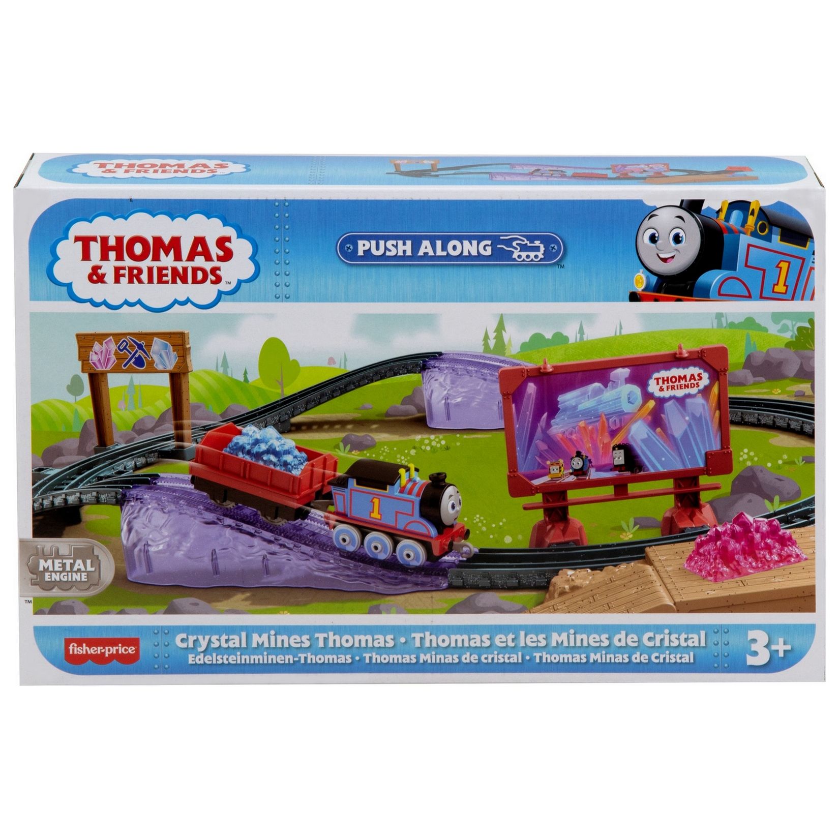 Набор игровой Thomas & Friends Трассы Железная дорога Томас и хрустальные  шахты HGY83 купить по цене 2081 ₽ в интернет-магазине Детский мир