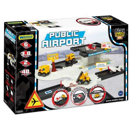 Набор игровой WADER Аэропорт Play Truck City 53550