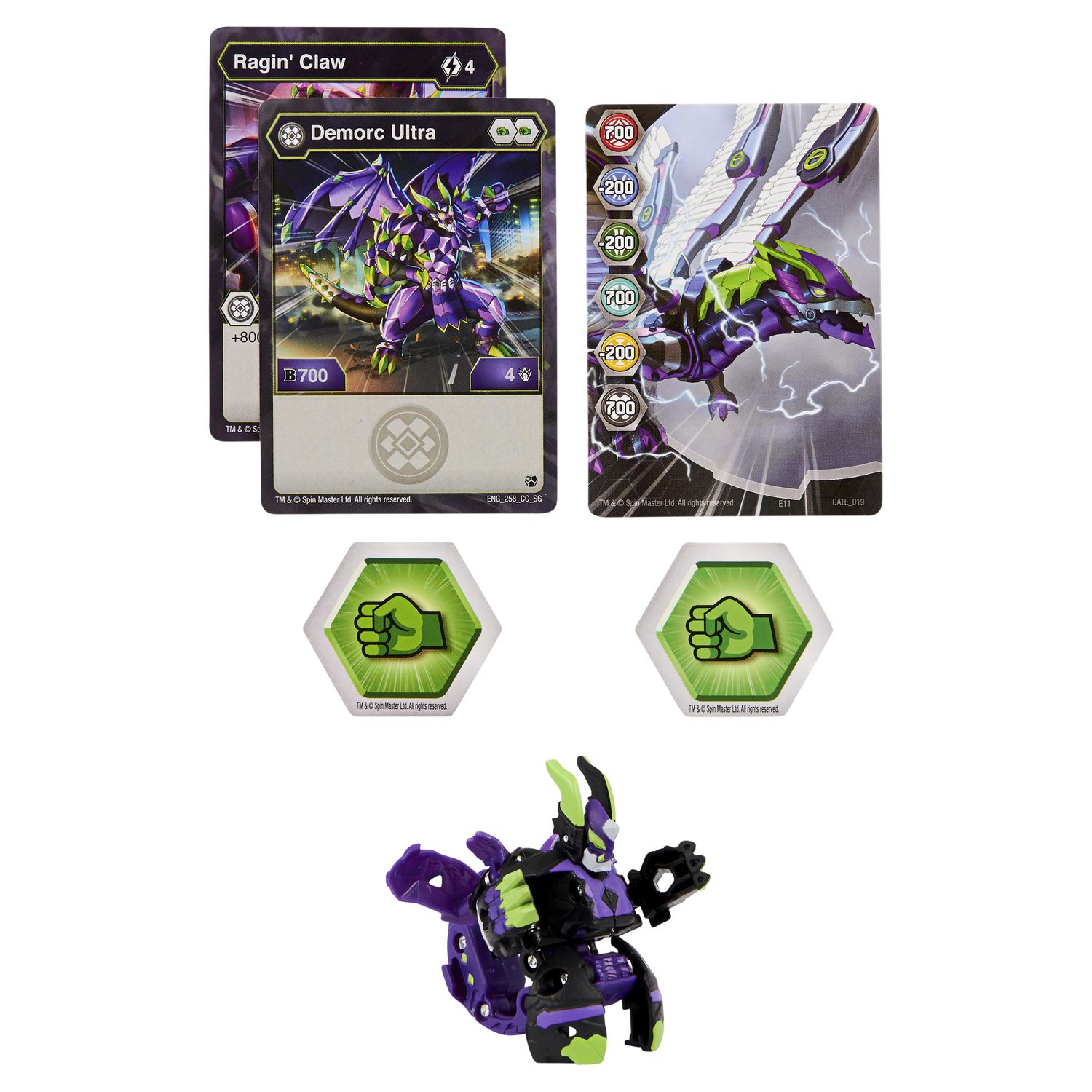 Фигурка-трансформер Bakugan S3 Ультра Ogre Black 6061538/20132907 - фото 1