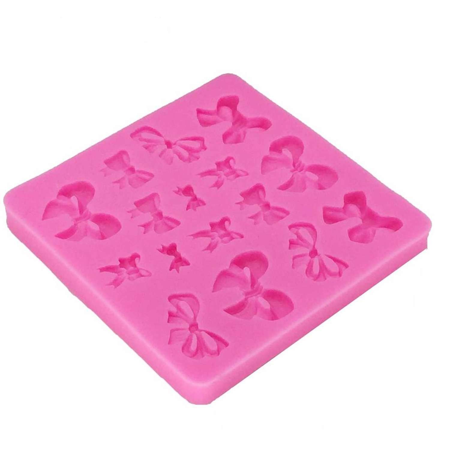 Форма для выпечки Keyprods силиконовая Бабочки Розовая - фото 1