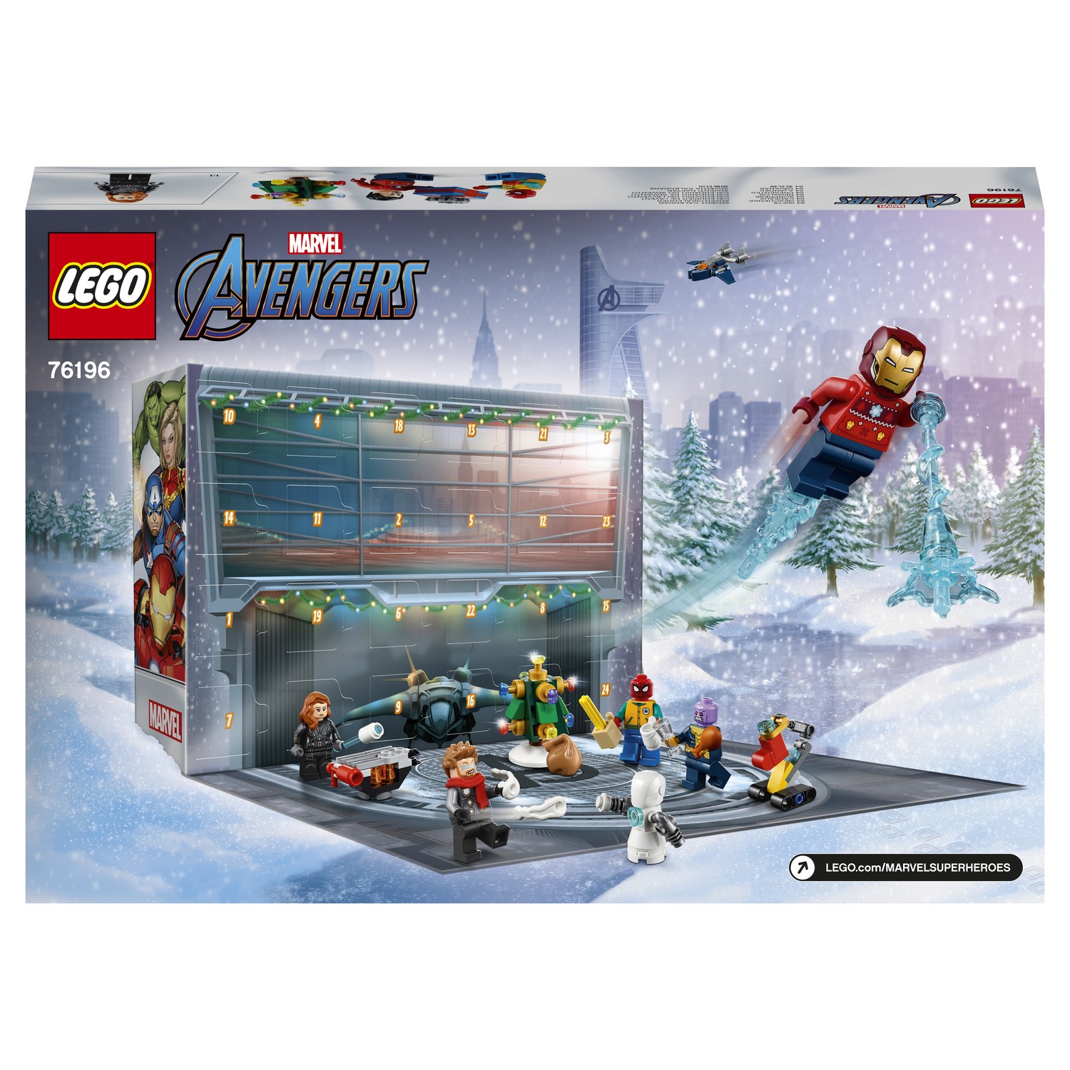 Конструктор LEGO Super Heroes Новогодний календарь 76196 - фото 3