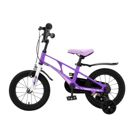 Детский двухколесный велосипед Maxiscoo Air стандарт плюс 14 фиолетовый матовый