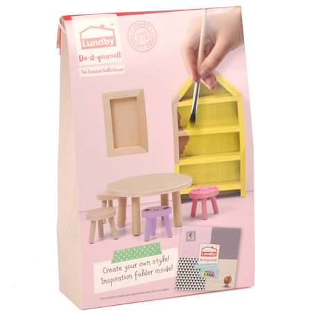 Мебель для домика Lundby Столовая Сделай сам 7предметов LB_60906300