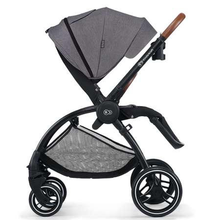 Коляска 2 в 1 Kinderkraft Evolution Cocoon Platinum grey