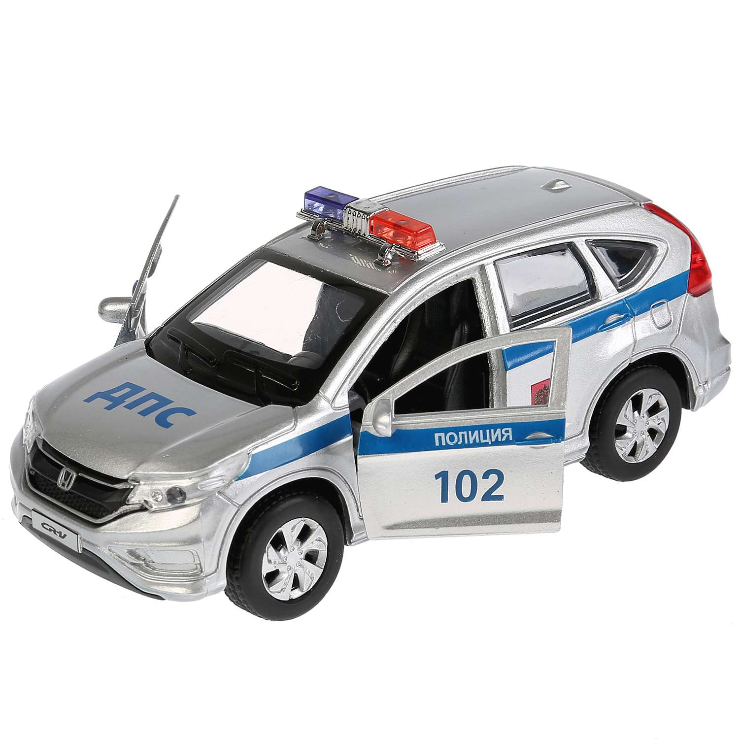 Машина Технопарк Honda CRV Полиция инерционная 272309 272309 - фото 4
