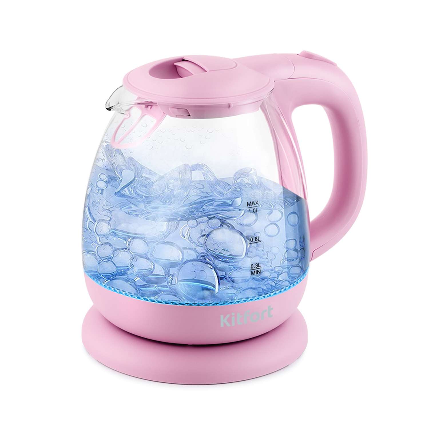 Чайник KITFORT КТ-653-2 розовый - фото 1