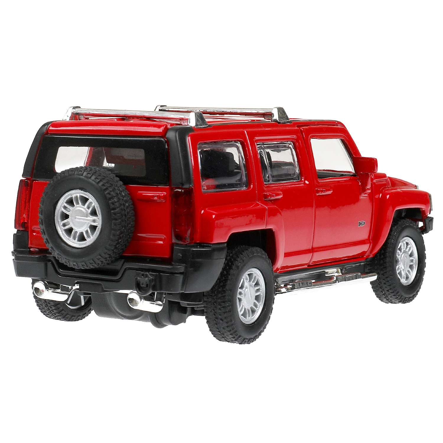 Автомобиль Технопарк Hummer H3 красный 380129 - фото 4