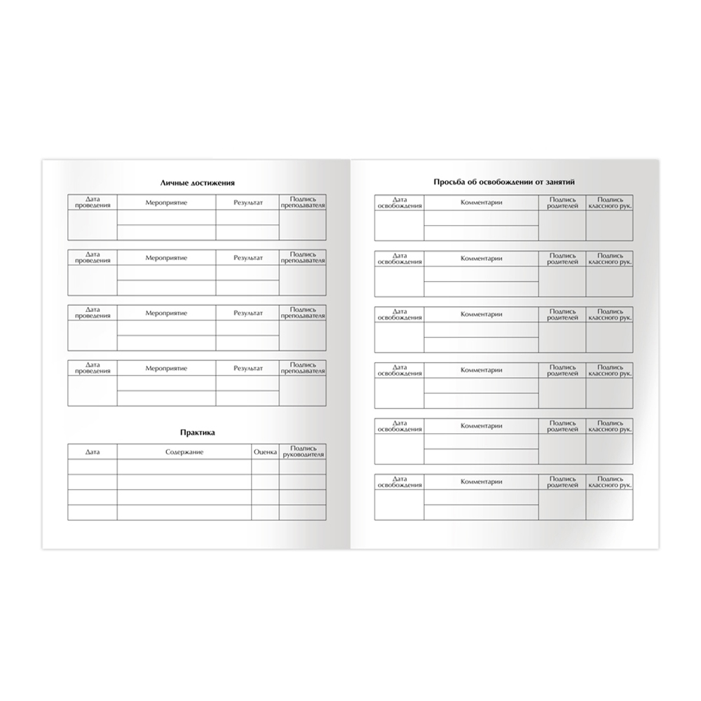 Дневник 1-11 кл BG 48л твердый Белый классический матовая ламинация - фото 5