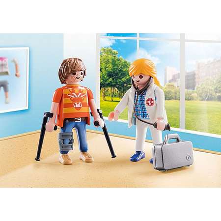 Набор фигурок Playmobil Доктор с пациентом