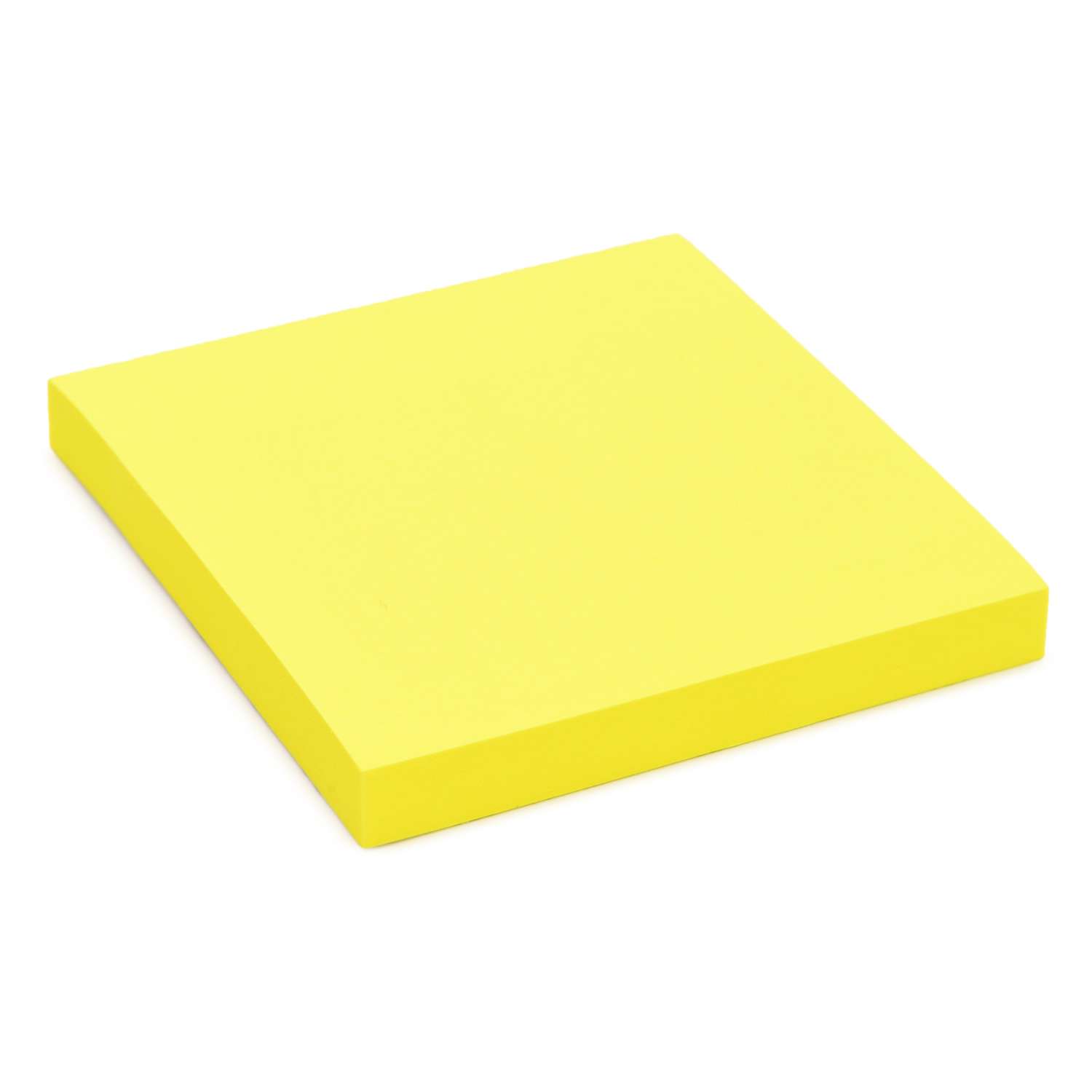 Блок бумажный HOPAX самоклеящийся 100л неон Желтый - фото 1