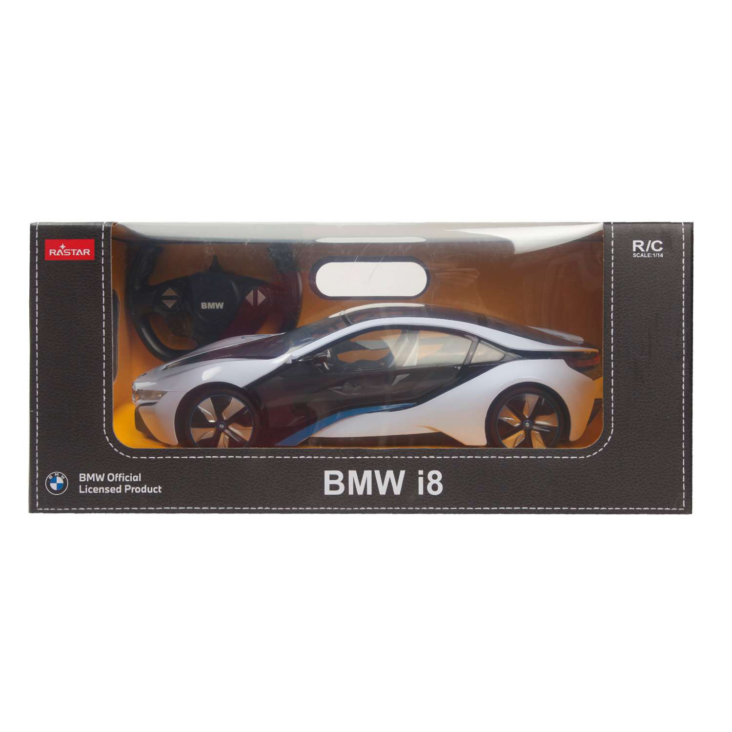 Машина Rastar РУ 1:14 BMW i8 Белая 49600-11 - фото 2