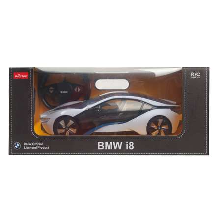 Машина Rastar РУ 1:14 BMW i8 Белая 49600-11