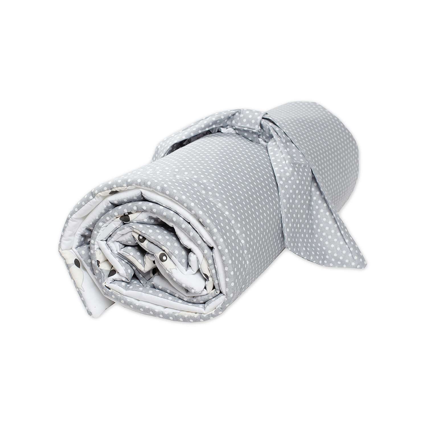Конверт-одеяло Чудо-чадо для новорожденного на выписку Нелето лисички/серый - фото 4