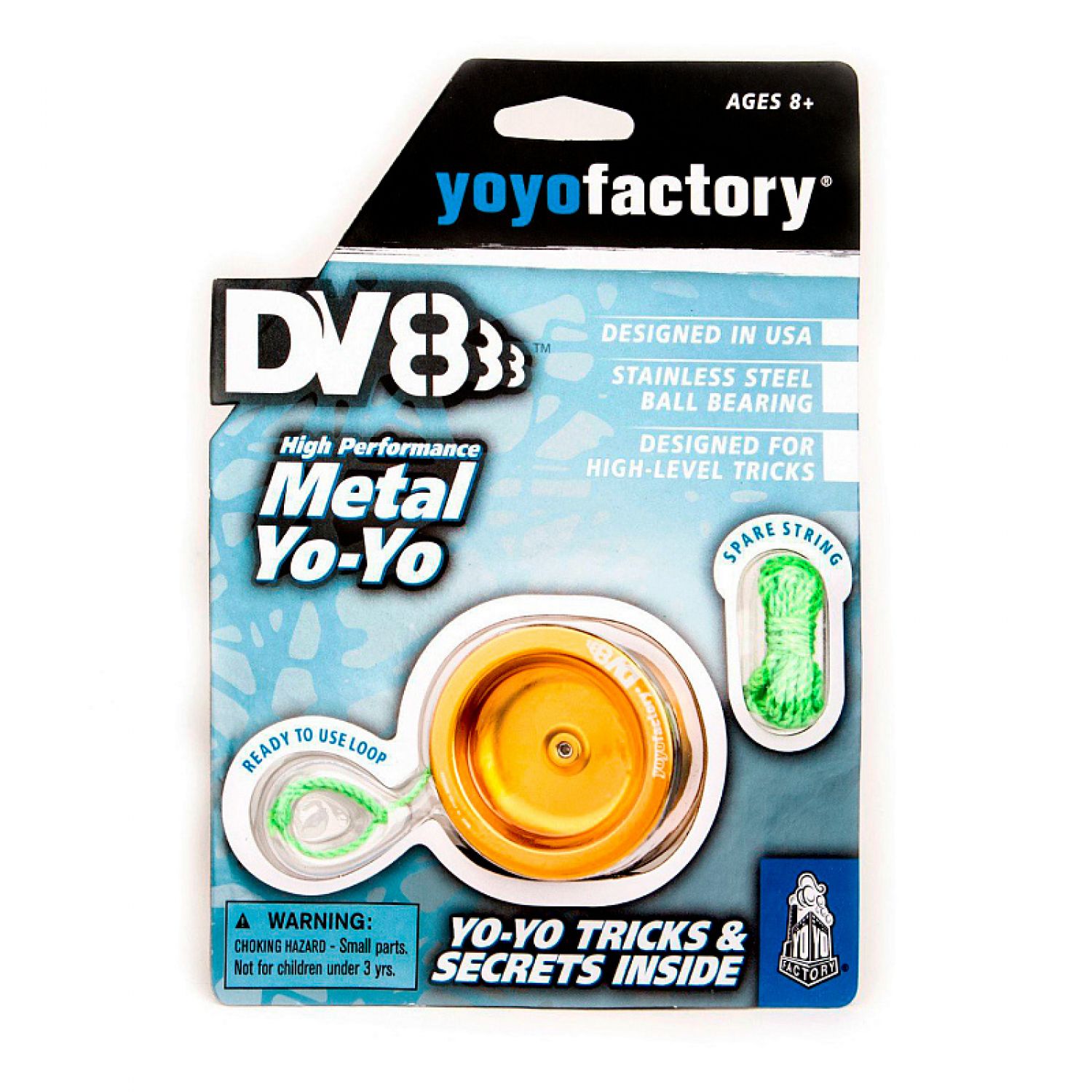 Развивающая игрушка YoYoFactory Йо-йо DV888 золотой - фото 6