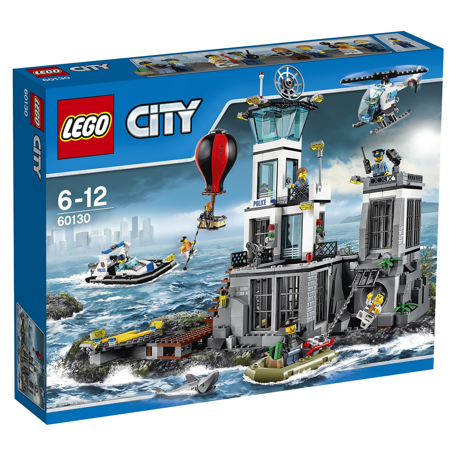 Конструктор LEGO City Police Остров-тюрьма (60130) купить по цене 5999 ₽ в  интернет-магазине Детский мир