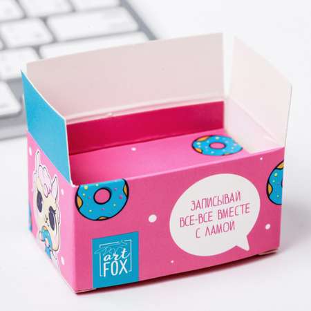 Стикеры ArtFox в коробочке «Вкусняшки от ламы няшки»