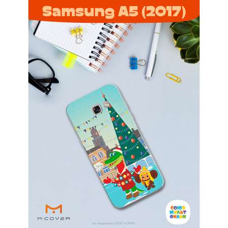 Силиконовый чехол Mcover для смартфона Samsung A5 (2017) Союзмультфильм Новогодняя Елка