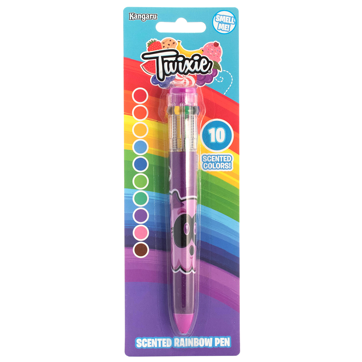 Ручка Kangaru Twixie Фиолетовая многоцветная ароматизированная 10 в 1 - фото 1