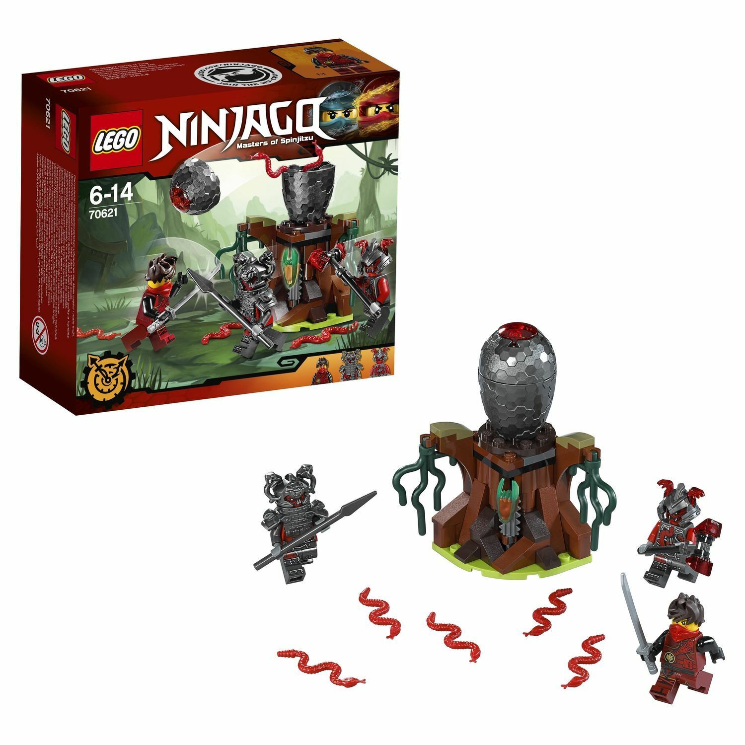 Конструктор LEGO Ninjago Атака Алой армии (70621) купить по цене 799 ₽ в  интернет-магазине Детский мир