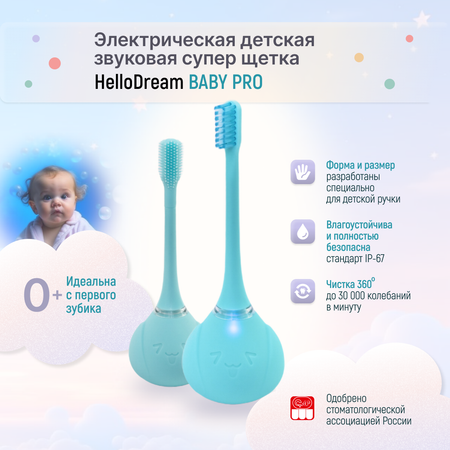 Зубная щетка электрическая 0+ HelloDream Q-08