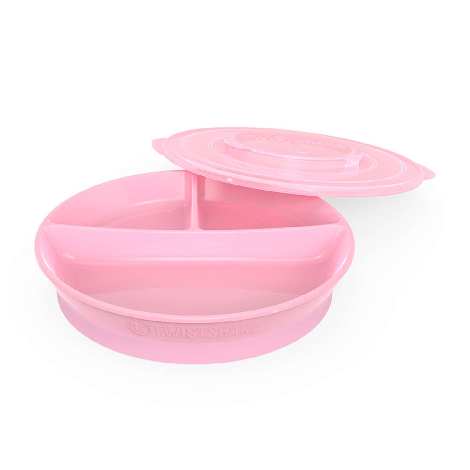 Тарелка Twistshake Пастельный розовый - фото 1