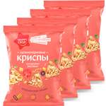 Чипсы Happy Crisp криспы цельнозерновые Итальянская пицца 4 шт по 50 г