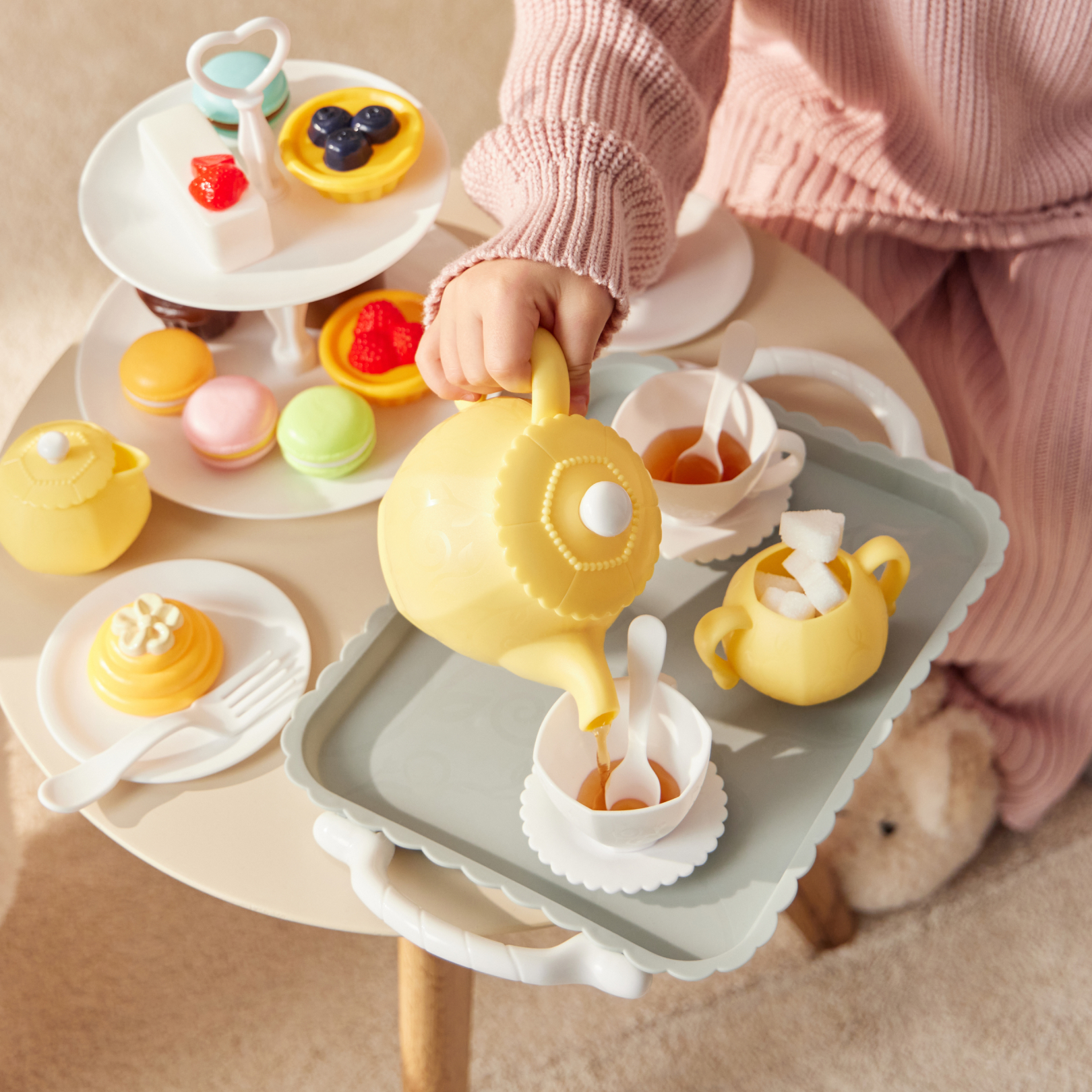 Игрушечный чайный набор Happy Baby Tea Party Time - фото 1