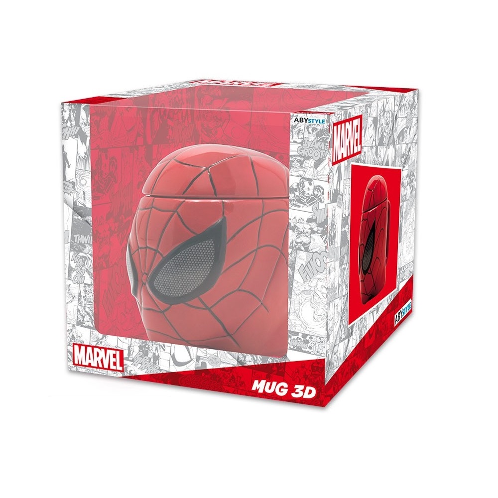 Кружка ABYStyle 3D с крышкой Marvel Spider-Man 350ml ABYMUG420 - фото 2