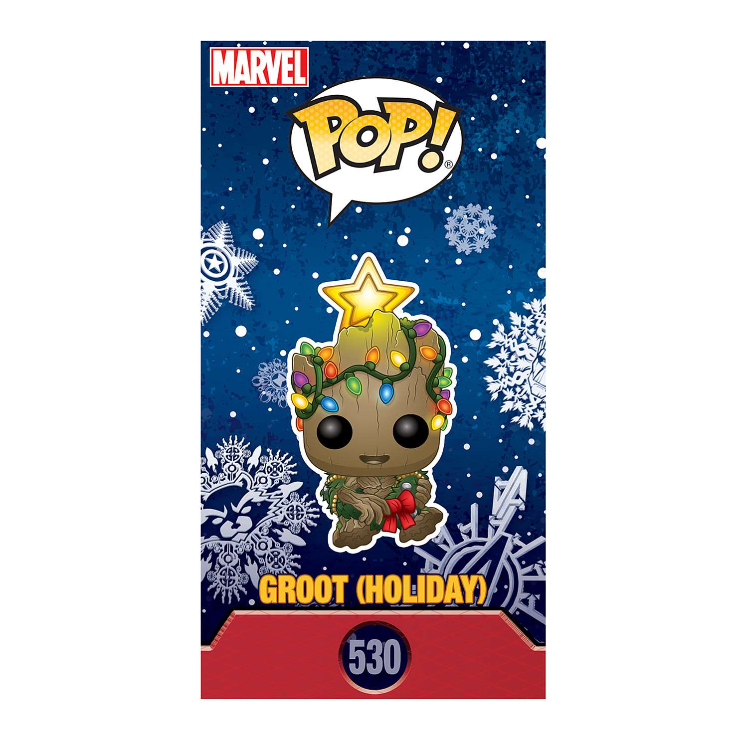Игрушка Funko Pop Bobble Marvel holiday Groot Fun2505 - фото 5