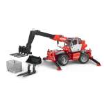 Автомобиль BRUDER 02129 Погрузчик колесный Manitou MRT 2150 с телескопическим ковшом