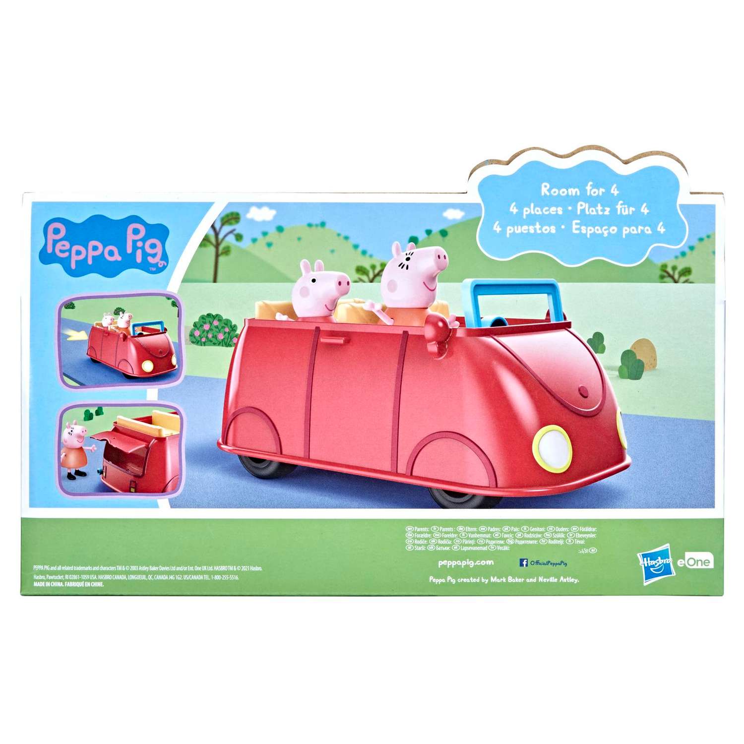 Набор игровой Peppa Pig Семейный автомобиль свинки Пеппы F21845L0 купить по  цене 89 руб. в интернет-магазине Детмир